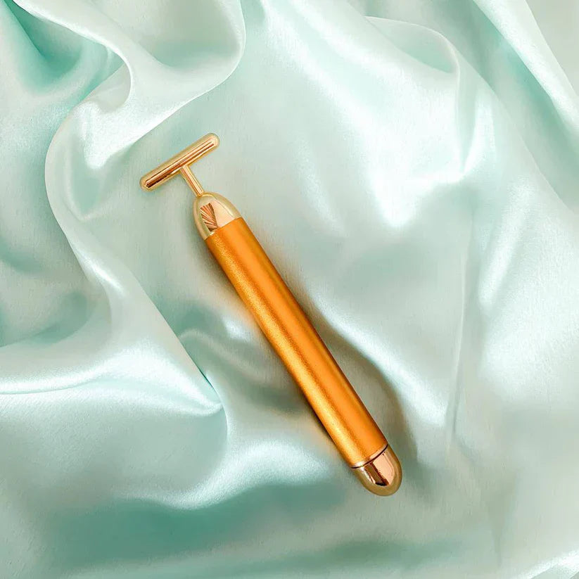 24K Gold Energy Beauty Bar Electric Facial Massage Roller (Buy 1 Get 1 FREE🔥)