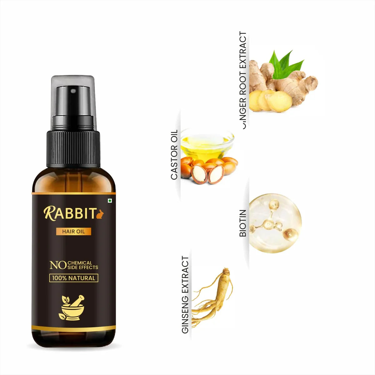 Rabbit Blood Herbal Hair Oil – Ancient Herbal Remedy for Stronger, Healthier Hair 🌿🐇 (Buy 1 Get 1 FREE🔥🔥)